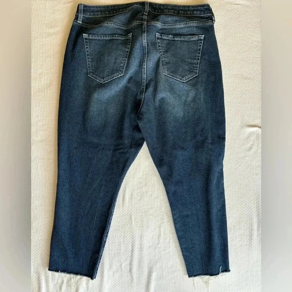 Torrid feel the fit jeans 18S 5 button fly raw hem staple capsule fall Ankle - Picture 2 of 8